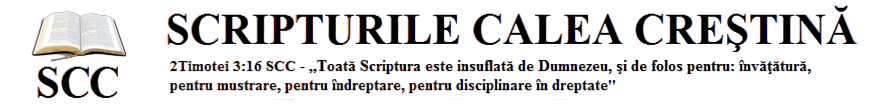 Scripturile Calea Crestina